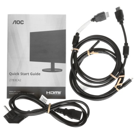 Монитор 27" AOC Basic-Line 27B3CA2 IPS 1920x1080, 100 Гц, 1 мс, 16:9, 250 кд/м2, 1xHDMI, 1xDP, 1xUSB-C, черный