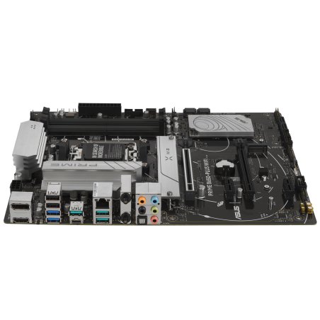 Материнская плата ASUS PRIME B650-PLUS WIFI, AM5, AMD B650, 4xDDR5, 4xSATA, 2xM.2, 1xPCIe 4.0 x16, 2xPCIe 4.0 x1, 1xDP, 1xHDMI, 1x2.5Gb LAN, Wi-Fi 6E, Bluetooth 5.3, 4xUSB-A 10Gbps, 2xUSB-A 5Gbps, 2xUSB-A 2.0, 5x3.5 мм, 7.1, ATX