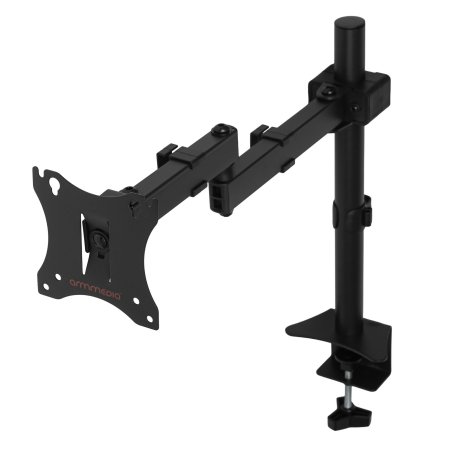 Кронштейн для мониторов Arm Media LCD-T03 черный 15"-32" макс.7кг настольный поворот и наклон верт.перемещ.