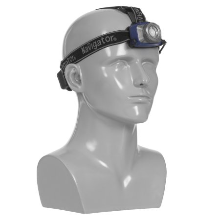 Фонарь Navigator NPT-H18-ACCU налоб. 1CREE LED 10 Вт 7 реж. Li-ion 2А·ч