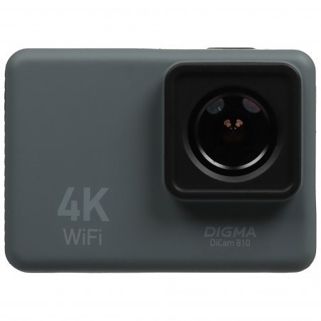 Экшн-камера Digma DiCam 810 серый