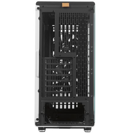 Компьютерный корпус без блока питания Case Fractal Design North TG Clear Tint, Midi-Tower, 2x140мм, 2xUSB-A 3.2 + 1xUSB 3.2 Type-C ATX, mATX, mITX Wood panel, Chalk белый