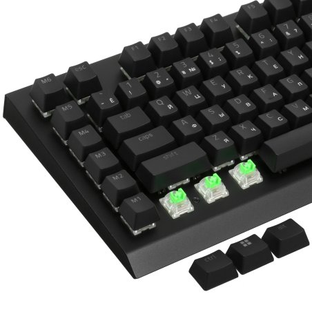 Клавиатура проводная игровая Razer BlackWidow V4 X (Green Switch) - Russian Layout