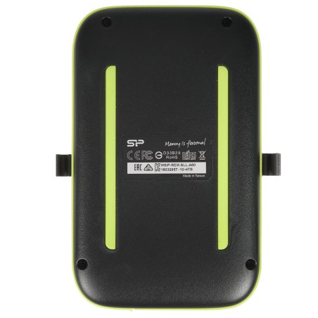 Внешний HDD Silicon Power USB 3.0 4Tb SP040TBPHDA60S3K A60 Armor 2.5" черный/зеленый