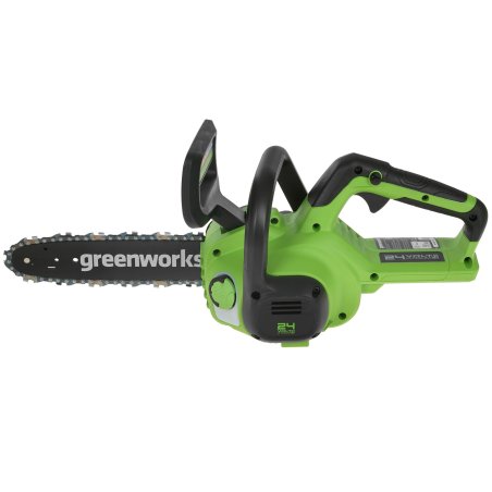 Цепная пила аккумуляторная GreenWorks G24CS25, 24 В, 25 см, без АКБ и ЗУ (2007707)