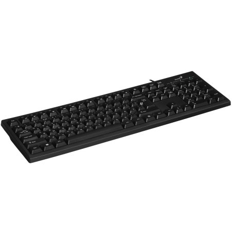 Клавиатура проводная Wired multimedia keyboard Genius SmartKB-100, USB, 104 buttons + SmartGenius button, 12 programable keys, App support, classic form, cable 1.5 m., black color