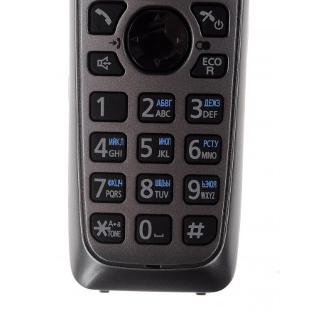 Телефон беспроводной (DECT) Panasonic KX-TG2512RU1 Доп трубка в комплекте, АОН, Caller ID, спикерфон, полифония