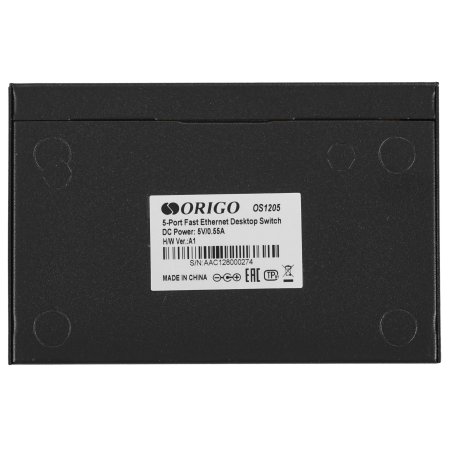 Неуправляемый 5-портовый коммутатор ORIGO OS1205/A1A 10/100 Мбит/с