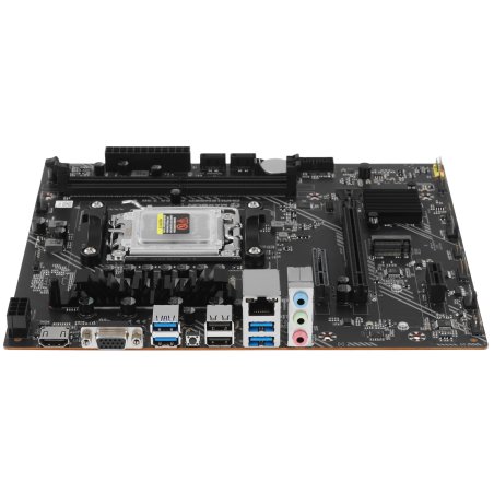 Материнская плата Maxsun Challenger B760M-F, LGA 1700, Intel B760, 2xDDR4, 3xSATA III, 2xM.2, 1xPCIe 4.0 x16, 1xHDMI, 1xVGA, 1xRJ-45 1Gb LAN, 2xUSB 3.2 Gen 1, 4xUSB 2.0, 3x3.5 мм, 5.1, mATX