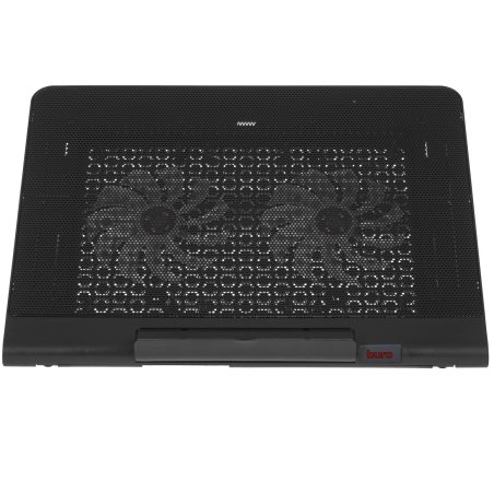 Подставка Buro BU-LCP170-B214 17"398x300x29мм 2xUSB 2x 140ммFAN 926г металлическая сетка/пластик черный