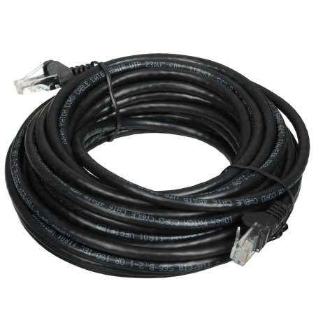 Патч-корд литой AOpen ANP612B-BK-10M (7/0.20) UTP кат.6 черный 10m