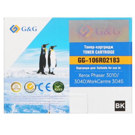 Картридж лазерный GALAGRAND GG-106R02183 черный (2300 стр) для Xerox Phaser 3045, Xerox WorkCentre 3045