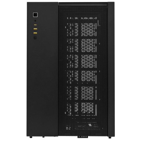Компьютерный корпус без блока питания Case Corsair iCUE LINK 2500X RGb, Midi-Tower, TG, 2x120мм RGb, 2xUSB-A 3.2, 1xUSB 3.2 Type-C, mATX, mITX черный