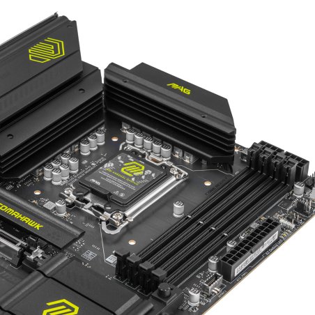 Материнская плата MSI MAG B860 TOMAHAWK WIFI, LGA 1851, Intel B860, 4xDDR5, 4xSATA, 3xM.2, 1xPCIe 4.0 x4, 1xPCIe 5.0 x16, 1xDP, 1xHDMI, 1xUSB-C, 1x 5Gb LAN, 4xUSB-A 2.0, 4xUSB-A 3.2 Gen 2, 7.1, 2x3.5 мм, TOSLINK, ATX