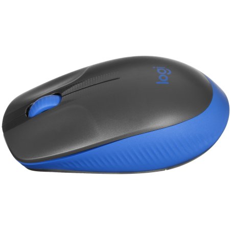 Мышь беспроводная Logitech M190 черный/красный, 1000 dpi, радиоканал, USB, кнопки - 3