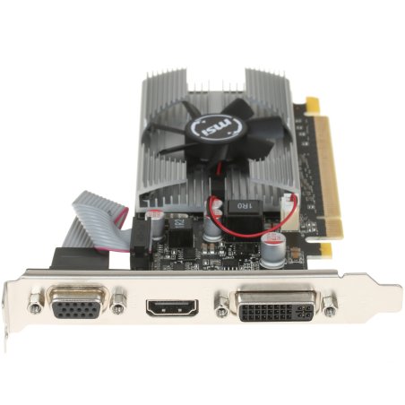 Видеокарта MSI PCI-E GT 710 2GD3H LP nVidia GeForce GT 710 2048Mb 64bit DDR3 954/1600 DVIx1/HDMIx1/CRTx1/HDCP Ret low profile