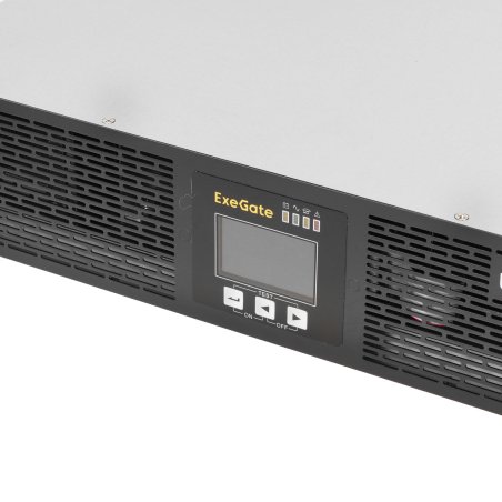 Источник бесперебойного питания On-line ExeGate EP285647RUS PowerExpert ULS-2000.LCD.AVR.C13.USB.RS232.SNMP.2U 2000VA/2000W, On-Line, PF=1, LCD, 6*IEC-C13, RS232, USB, SNMP-slot, Rackmount 2U/Tower, черный