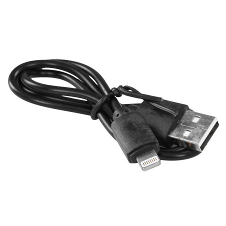 Кабель USB Гарнизон GCC-USB2-AP2-0.5M AM/Lightning, для iPhone5/6/7, IPod, IPad, 0.5м, черный, пакет