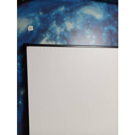 Экран Cinema S'OK 16:9 100' настенно-потолочный, на раме, 221x125см, рама черный бархат, полотно белый ПВХ