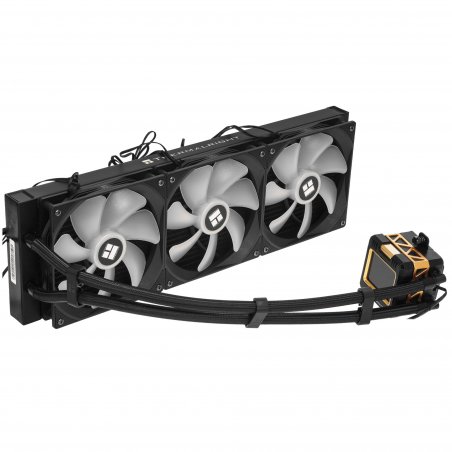 Система жидкостного охлаждения Thermalright Frozen Warframe 360 ARGB Soc-AM5/AM4/1200/1700/1851 черный 4-pin 29.8dB Al LCD Ret (F-WFRAME-360-BL-ARGB)