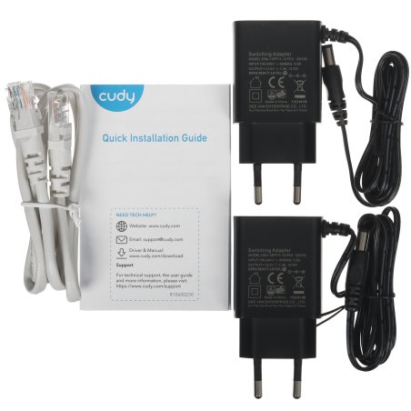 Бесшовный Mesh роутер Cudy M3000(2-PACK) AX3000 10/100/1000/2500BASE-T, белый (упак.:2шт)