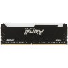 Оперативная память Kingston Fury Beast, DDR4, 16Gb (1x16Gb), 3200MHz, CL16, DIMM, с радиатором, RGb, черный