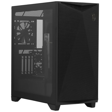Компьютерный корпус MSI MPG GUNGNIR 300P AIRFLOW Midi Tower, EATX, 2xUSB 3.2 Gen 1, 1xUSB 3.2 Gen2 Type-C, 4x120мм PWM black Fan, 1x80мм Fan, 2x 6015 Fan, MPG PCI-E 4.0 X16 RISER CABLE, Tempered Glass Window