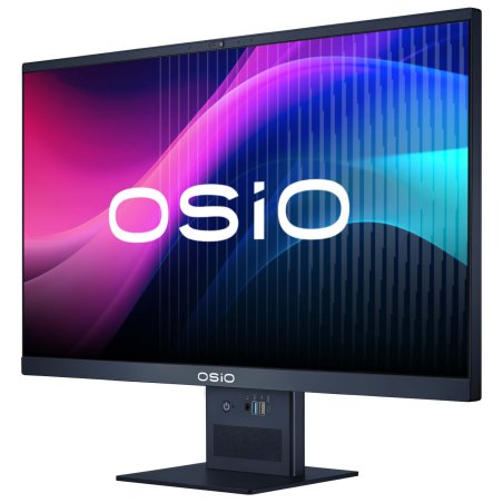 Моноблок Osio BaseLine B240i-025b 23.8" Full HD i3 1115G4 (3) 16Gb SSD 512Gb UHDG Windows 11 Pro GbitEth WiFi BT 84W Cam черный 1920x1080 (RUS)