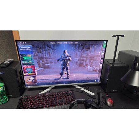 Монитор 26.5" Philips Evnia 27M2N8500 QD-OLED 2560x1440, 360 Гц, 0.03 мс, 16:9, 250 кд/м², 2xHDMI 2.1, DP 1.4, USB Hub (2x USB 3.2), 3.5 Jack, DisplayHDR True Black 400, FreeSync, G-Sync, динамики (2x5 Вт), Ambiglow, белый