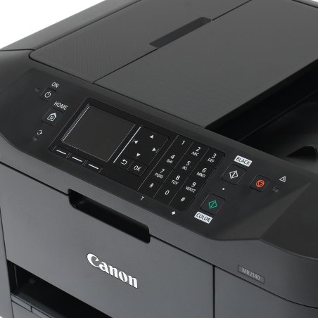 МФУ струйное Canon MAXIFY MB2740, A4, цветной, печ. до 24 стр/мин. (ч/б) 15.5 стр/мин. (цвет), скан. до 18.5 стр/мин (ч/б) 15.5 стр/мин (цет), 600 x 1200 dpi (печать), 1200x1200dpi (скан.), USB, RJ-45, Wi-Fi