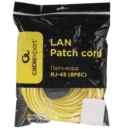 Патч-корд UTP Cablexpert кат.5e, 15м, литой, многожильный серый