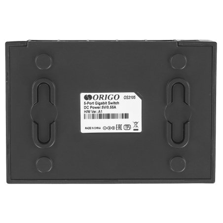 Неуправляемый коммутатор ORIGO OS2105/A1A 5x1000Base-T, корпус пластик