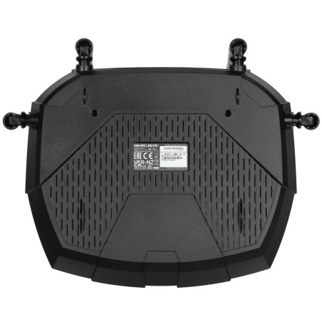 Двухдиапазонный роутер MERCUSYS AX3000 Wi-Fi 6, до 574 Мбит/с на 2,4 ГГц + до 2402 Мбит/с на 5 ГГц,4 фиксированные внешние антенны, 3 гигабитных порта LAN, 1 гигабитный порт WAN