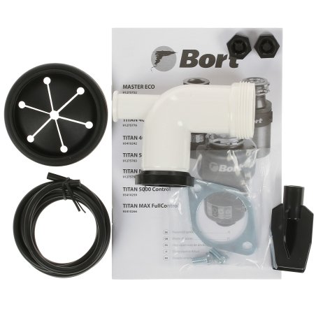 Измельчитель пищевых отходов Bort TITAN MAX Power 780 Вт; 1400 мл; 3800 об/мин; 6,3 кг; 220 В; 50 Гц; набор аксессуаров 4 шт [91275790]