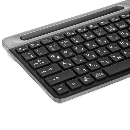 Комплект клавиатура + мышь A4Tech Fstyler FB2535C клав:белый/серый мышь:белый/серый USB беспроводная Bluetooth/Радио slim