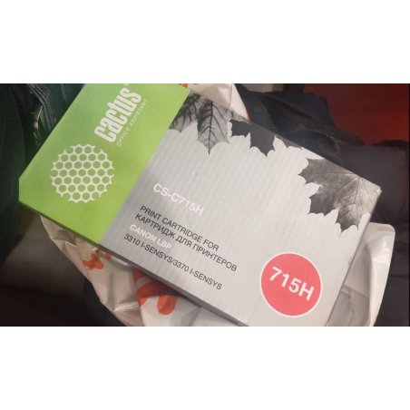 Картридж лазерный Cactus CS-C715H черный (7000 стр.) для Canon LBP 3310 i-Sensys/3370 i-Sensys