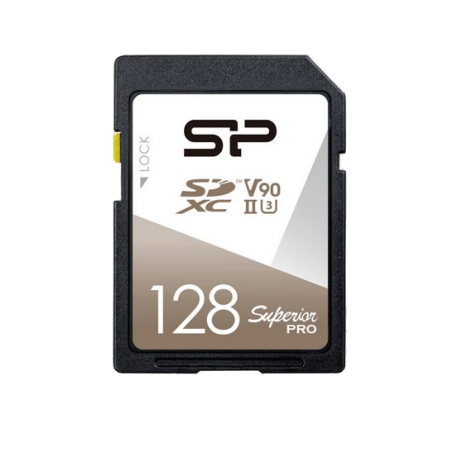 Флеш карта SD 128Gb Silicon Power Superior Pro SDXC Class 10 UHS-II U3 V90 290/160 Mb/s