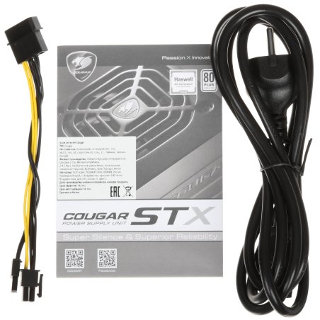 Блок питания Cougar VTE X2 650 (CGR VX-650), 650Вт, 80 Plus Bronze, 120мм, черный