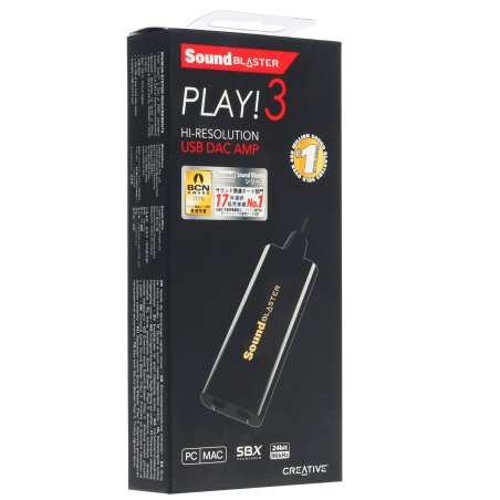 Звуковая карта Creative USB Sound Blaster Play! 3 2.0 Ret