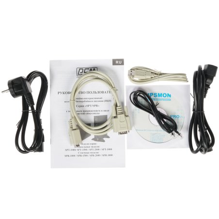 Источник бесперебойного питания Powercom Smart King Pro+ SPR-2000 LCD 1600Вт 2000ВА черный