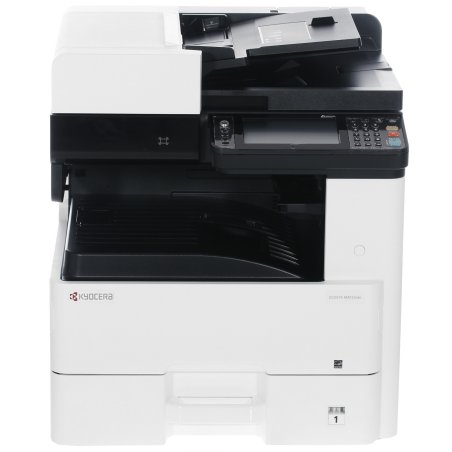 МФУ лазерное Kyocera Ecosys FS-1025MFP (1102M63RU0/1102M63RUV/1102M63RU2/1102M63NX2/1102M63DZ2), A4, ч/б, печ. до 25 стр/мин., скан. до 18 стр/мин. (ч/б) 6 стр/мин. (цвет), 600 x 1800 dpi (печать) 600x600dpi (скан), USB, RJ-45