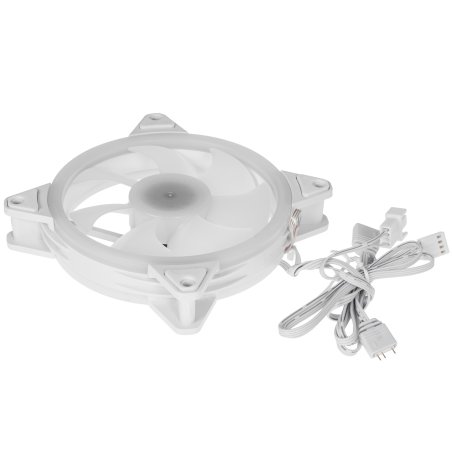 Вентилятор для корпуса Bloody BD-CF120ARGb4 ARGb белый, 120 мм, 1600 об/мин, 26 дБ, 4 pin