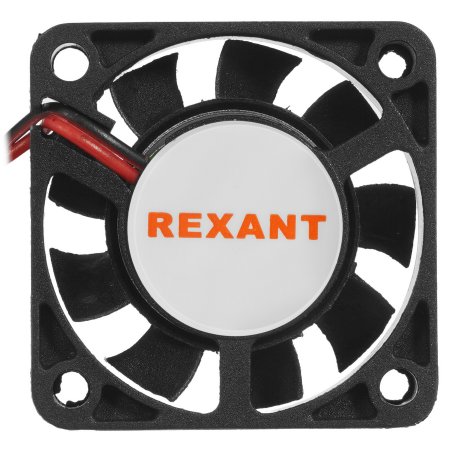 Вентилятор для корпуса Rexant RХ 4010MS 12VDC черный, 40 мм, 4800 об/мин, 20 дБ, 2 pin