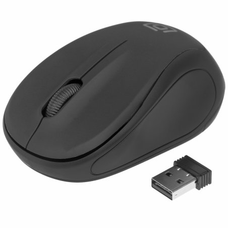 Мышь беспроводная Oklick 665MW черный, 1000 dpi, радиоканал, USB, кнопки - 3