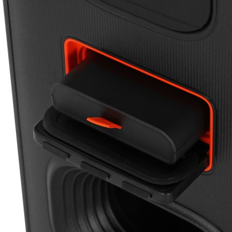 Портативная акустика JBL PartyBox Stage 320 /240 Вт/4жинамика/Bluetooth 5.3/USB/3.5 мм/влагозащита IPX4/подсветка/до 18ч.работы/черный (JBLPBSTAGE320EP)