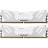 Оперативная память Kingston Fury Renegade, DDR5, 32Gb (2x16Gb), 6400MHz, CL32, DIMM, радиатор, белый