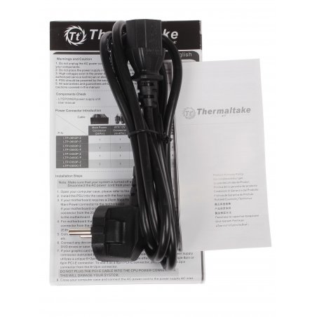 Блок питания Thermaltake Litepower (PS-LTP-0650NPCNEU-2), 650Вт, 120мм, черный