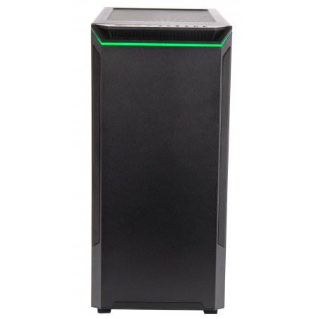 Компьютерный корпус Hiper PB81 черный без БП ATX 3x120мм 2xUSB2.0 2xUSB3.0 audio bott PSU