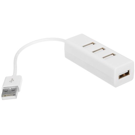 Разветвитель USB на 4 порта белый Rexant