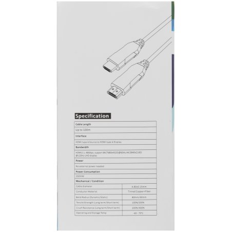 Активный оптический кабель iOpen AD3743C-30.0 HDMI 19M/M,ver. 2.1, 8K@60 Hz 30m